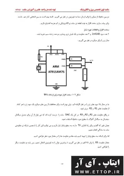 داکیومنت پروژه  ارسال تصویر روی تلویزیون با میکروکنترلر آرم ( پایان نامه پروژه دانشجویی برق و الکترونیک )