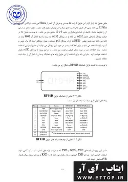 داکیومنت پروژه راه اندازی ماژول RFID-RF01D با میکروی AVR  ( پایان نامه پروژه دانشجویی برق و الکترونیک )