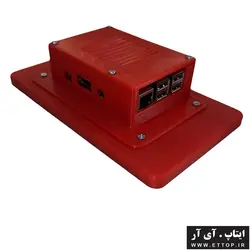 قاب پلاستیکی نمایشگر 7 اینچ رزبری پای raspberry pi  و میکروکنترلری / قاب پلاستیکی ABS رنگ دلخواه / بدنه و فریم پنل نمایشگر رسپبری پای به همراه کیس نگهدارنده رزبری و میکروکنترلر / خروجی HDMI  ، تغذیه ، SD CARD ، USB