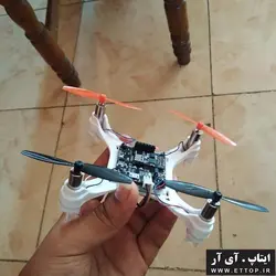 فریم مینی کوادکوپتر مدل drone frame  با قابلیت نصب موتور کورلس مدل 8520 / قطر موتور 8.5 میلی متر / وزن سازه 10 گرم