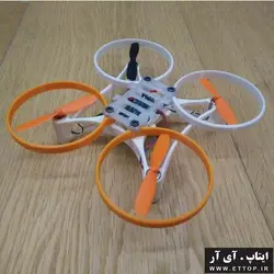 فریم مینی کوادکوپتر مدل  Micro 107 Noob-Copter با قابلیت نصب موتور کورلس مدل 8520 / قطر موتور 8.5 میلی متر / وزن سازه 20 گرم