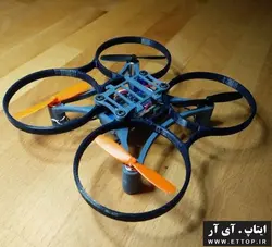 فریم مینی کوادکوپتر مدل  Micro 107 Noob-Copter با قابلیت نصب موتور کورلس مدل 8520 / قطر موتور 8.5 میلی متر / وزن سازه 20 گرم