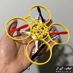 فریم مینی کوادکوپتر مدل  Micro 107 Noob-Copter با قابلیت نصب موتور کورلس مدل 8520 / قطر موتور 8.5 میلی متر / وزن سازه 20 گرم