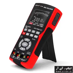 اسیلوسکوپ و مولتی متر زویی ZOYI مدل ZT-702S / پهنای باند کاری اسیلوسکوپ تا 10MHZ سرعت نمونه برداری اسیلسکوپ 48MSa/sec درگاه شارژ و ارتباط با کامپیوتر TYPE C یک کانال ورودی اسیلوسکوپ نمایشگر رنگی 2.8 اینچی IPS