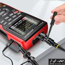 اسیلوسکوپ و مولتی متر زویی ZOYI مدل ZT-702S / پهنای باند کاری اسیلوسکوپ تا 10MHZ سرعت نمونه برداری اسیلسکوپ 48MSa/sec درگاه شارژ و ارتباط با کامپیوتر TYPE C یک کانال ورودی اسیلوسکوپ نمایشگر رنگی 2.8 اینچی IPS