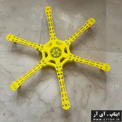 فریم ( بدنه ) هگزاکوپتر مدل F550 + بدنه هگزاکوپتر کنترلی RC HEXA COPTER FRAME+ مناسب پروژه های دانشجویی و تحقیقاتی و صنعتی