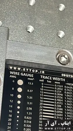 خط کش PCB کاملترین خط کش اطلاعات قطعات الکترونیک و SMD و DIP جهت طراحی آسان مدارات الکترونیک / جنس پلکسی / ضد آب / دو طرفه / اطلاعات پکیج قطعات انواع آیسی مقاومت دیود رگولاتور