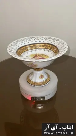 میز گردان ( شارژی )  rotary table  میز دوار بدون صدا بدون نیاز به برق  / میز چرخان / مناسب جهت دکوراسیون / پروژه های عکس برداری و اسکنر / قطر 20 سانتی متر دارای ولوم تنظیم سرعت