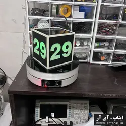 میز گردان ( شارژی )  rotary table  میز دوار بدون صدا بدون نیاز به برق  / میز چرخان / مناسب جهت دکوراسیون / پروژه های عکس برداری و اسکنر / قطر 20 سانتی متر دارای ولوم تنظیم سرعت