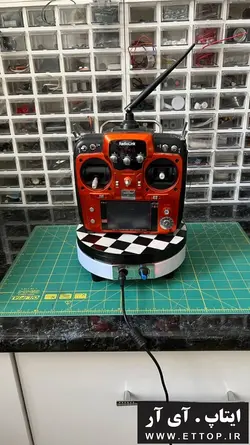 میز گردان ( شارژی )  rotary table  میز دوار بدون صدا بدون نیاز به برق  / میز چرخان / مناسب جهت دکوراسیون / پروژه های عکس برداری و اسکنر / قطر 20 سانتی متر دارای ولوم تنظیم سرعت