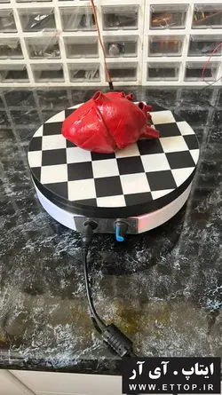 میز گردان ( شارژی )  rotary table  میز دوار بدون صدا بدون نیاز به برق  / میز چرخان / مناسب جهت دکوراسیون / پروژه های عکس برداری و اسکنر / قطر 20 سانتی متر دارای ولوم تنظیم سرعت