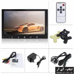 تلویزیون و مانیتور پرتابل 7 اینچ دارای ورودی VGA+AV+HDMI به همراه کنترل و نمایش شبکه های تلویزیونی  / قابلیت استفاده در خودرو و  پروژه های برق و الکترونیک / استفاده به عنوان تلویزیون و پخش ویدئو / استفاده در صنایع پزشکی ، لوازم خانگی و خودرویی