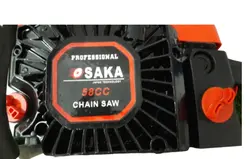 اره موتوری زنجیری بنزینی اوساکا 58سی سی اتوماتیک تکنولوژی ژاپن osaka هندل فلزی