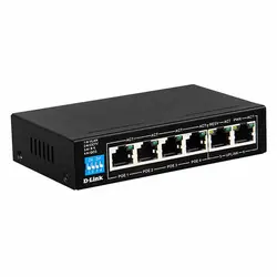 سوییچ 6 پورت POE دی لینک DES-F1006P-E