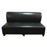 مبل انتظار سه نفره اداری مدل گلدوزی مشکی