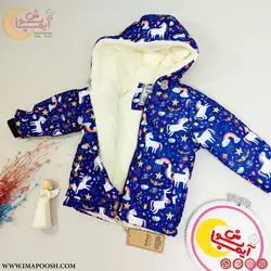 کاپشن دخترانه تک شاخ