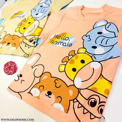 تیشرت شلوارک حیوانات