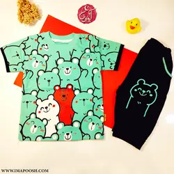 تیشرت شلوارک خرس های مهربون