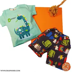 تیشرت شلوارک دایناسوری