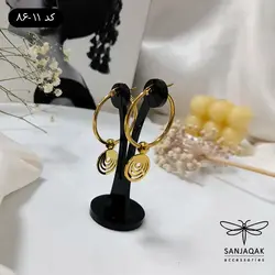 گوشواره حلقه‌ای آویزدار