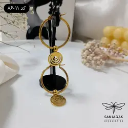 گوشواره حلقه‌ای آویزدار