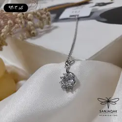 آویز ساعت زنانه طرح سیلور جواهری