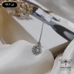 آویز ساعت زنانه طرح سیلور جواهری