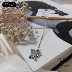 آویز ساعت زنانه طرح پروانه