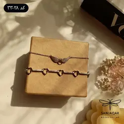 دستبند زنانه طرح قلب