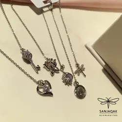 آویز ساعت زنانه طرح قلب