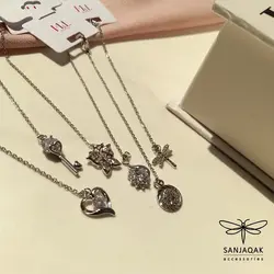 آویز ساعت زنانه طرح قلب