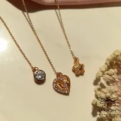 آویز ساعت زنانه طرح قلب