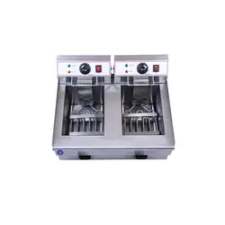 سرخ کن برقی ۲ لگن شیر دار 20 لیتری