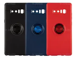 قاب ژله ای حلقه دار سامسونگ Auto Focus Finger Ring Case Samsung Galaxy Note 8
