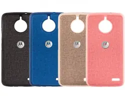 قاب محافظ طرح پارچه ای موتورولا Protective Cover Motorola Moto E4