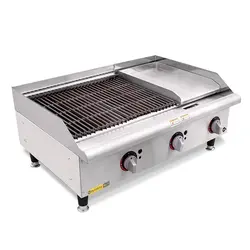 گریل ترکیبی ۱۲۰ سانتی متری روغنی ،زغالی