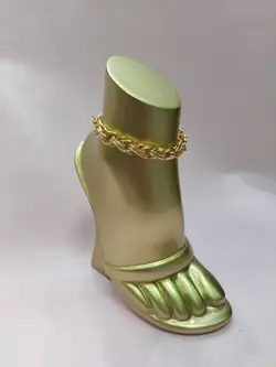 پابند پلی استر طلایی براق