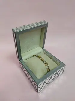 جعبه النگویی چوبی اینه دار