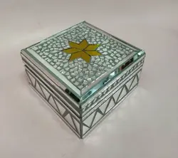 جعبه النگویی چوبی اینه دار