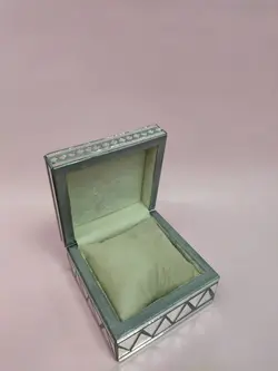 جعبه النگویی چوبی اینه دار