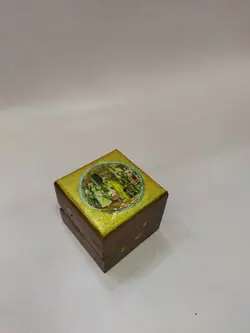 جعبه انگشتر چوبی پتینه