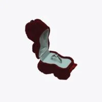 جعبه انگشتر عروسکی سگ قرمز
