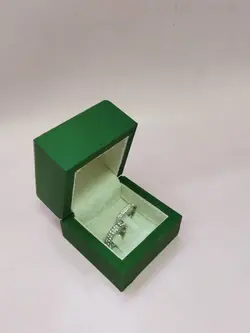 جعبه حلقه ست چوبی پتینه