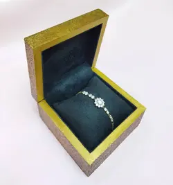 جعبه ساعتی چوبی پتینه