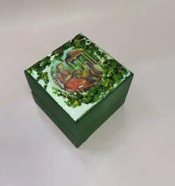 جعبه ساعتی چوبی پتینه