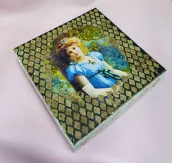 جعبه سرویس چوبی پتینه