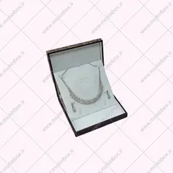 جعبه سرویس چوبی جواهر مدل فلاور