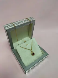 جعبه مدال چوبی اینه دار