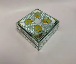 جعبه مدال چوبی اینه دار