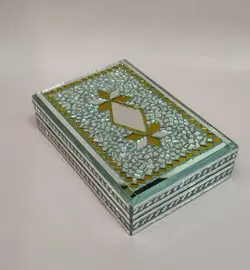 جعبه نیم ست چوبی اینه دار